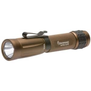 Browning Alpha Elite LED aluminum flashlight, 200 lumens, AA battery