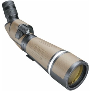 Bushnell Forge 20-60x80mm angled spotting scope in terrain color