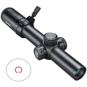 Bushnell AR Optics BTR-1 1-6x24mm illuminated scope, 30mm tube, black matte finish