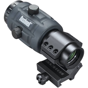 Bushnell AR Optics Transition 3x Magnifier in matte black with flip-to-side mount