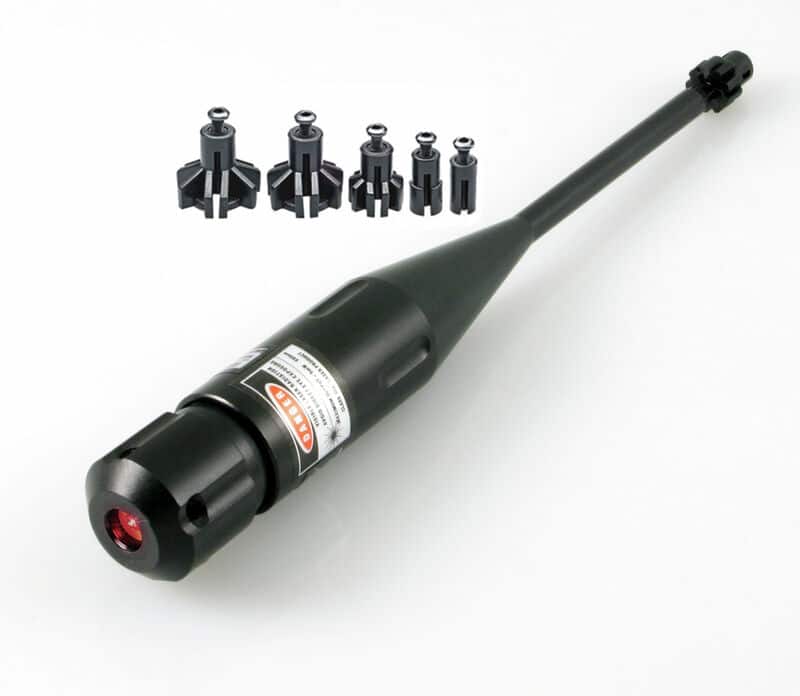 Bushnell Laser Boresighter kit with 5 arbors and LR44 batteries