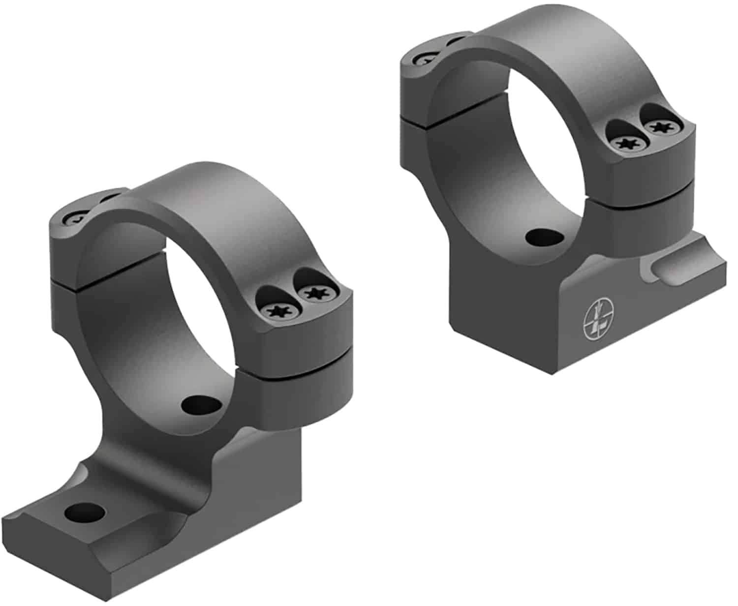 Leupold BackCountry 2-piece 30mm high ring mount matte black for Tikka T3/T3x