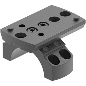 Leupold DeltaPoint Pro 1-inch ring top mount kit in matte black aluminum