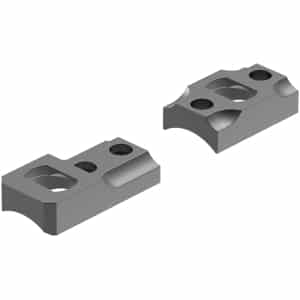 Leupold Dual Dovetail 2-piece scope base for Kimber 84 in matte black steel