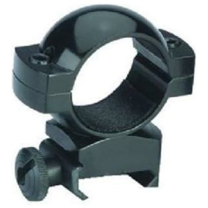 Traditions 1-inch high Weaver-style scope rings matte black