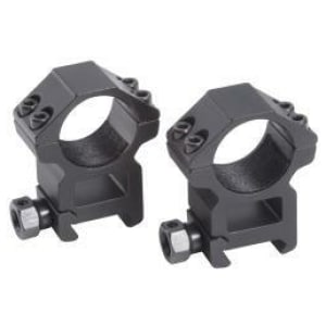 Traditions Tactical Scope Rings 1 inch High Matte Black aluminum Weaver Picatinny