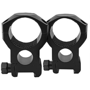 Traditions 30mm high matte black Picatinny-style scope rings with four-screw retention
