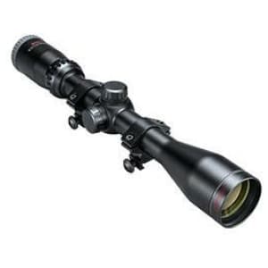 Tasco Sportsman 4-12x40 rifle scope with rings, black finish
