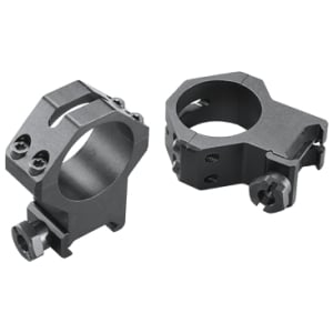 Weaver 30mm X-High four-hole skeleton scope rings matte black