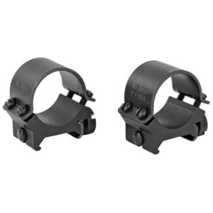 Weaver Sure Grip 1-inch Medium Matte Detachable Scope Rings with 4-screw caps