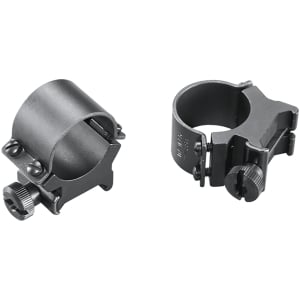 Weaver Sure Grip detachable scope rings 1 inch high matte black