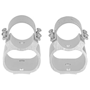 Weaver See-Thru scope mount and rings for Ruger 10/22, 1-inch tube, silver finish