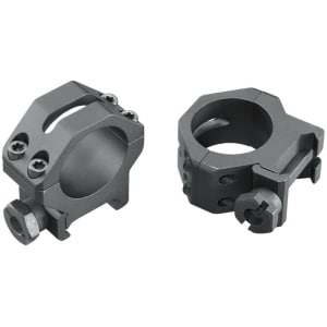 Weaver 1-inch medium 4-hole Picatinny scope ring, matte black
