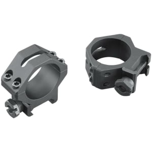 Weaver 30mm 4-Hole Picatinny Low Rings Matte Black
