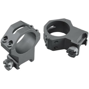 Weaver 30mm X-High Picatinny 4-hole scope rings matte black