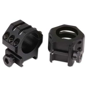 Weaver Tactical 6-Hole Picatinny Rings 1 inch Medium Matte Black