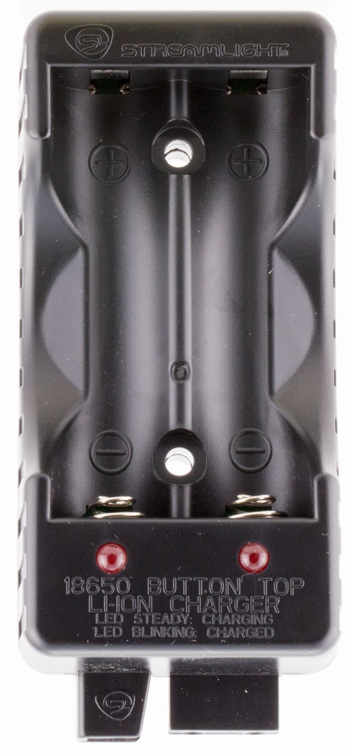 Streamlight 22100 dual-channel black 18650 battery charger