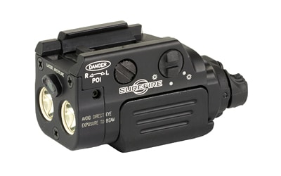 SureFire XR2-A-GN compact weapon light in black anodized finish with integrated green laser