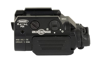 SureFire XR2-A-GN compact weapon light in black anodized finish with integrated green laser
