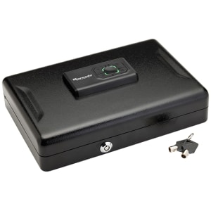 Hornady Keypad Vault black 16-gauge steel personal vault for 1911 and 4-inch pistols