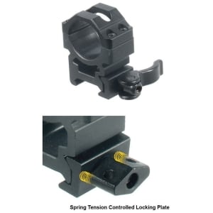 Leapers UTG 2-piece Picatinny rings 22mm width 1 inch medium