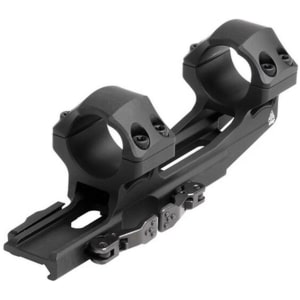 Leapers UTG ACCU-SYNC QR 1-inch cantilever scope mount medium 50mm offset matte black