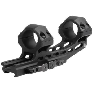 Leapers UTG ACCU-SYNC QR 1-inch high cantilever scope mount matte black