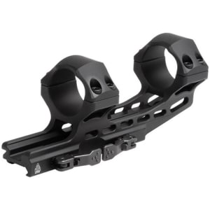 Leapers UTG ACCU-SYNC 30mm QR Cantilever Mount in matte black with 50mm offset