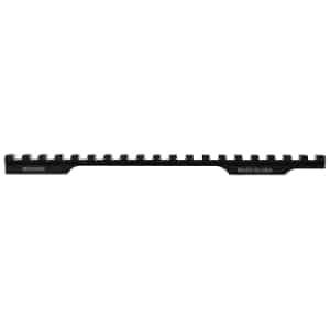 Weaver extended multi-slot Picatinny scope base for Savage long action rifles in black anodized finish