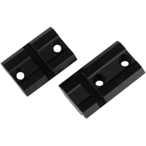 Weaver 48489 two-piece aluminum top mount scope base pair matte black for Savage 110