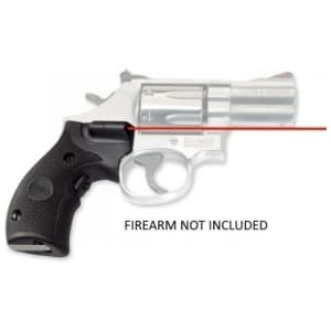 Crimson Trace LG-306 Lasergrips red laser grip for S&W K & L-Frame revolvers, black