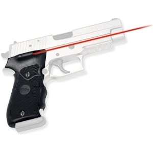 Crimson Trace Lasergrips for Sig Sauer P220, red laser, black rubber grip