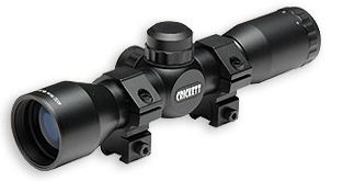 Keystone Crickett 4x32 Quick Focus Mil-Dot Rifle Scope Black Matte