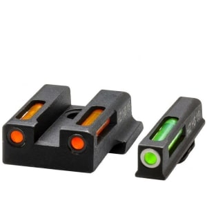 HIVIZ LiteWave H3 sight Orange/Green LitePipe/White front ring fits S&W M&P EZ380