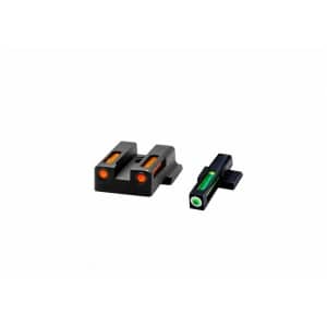 HIVIZ LiteWave H3 sight Orange/Green LitePipe/White front ring fits S&W M&P 9EZ models