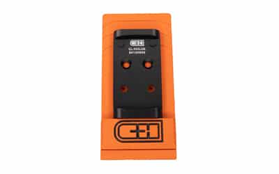 C&H Precision GL-HOLOK Glock MOS mount plate for Holosun 407K/507K, anodized black