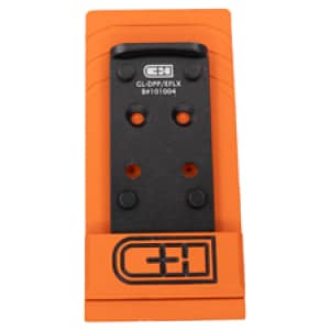 C&H Precision GL-DPP-EFLX anodized black Glock MOS to Leupold DPP/EOT optic mounting plate