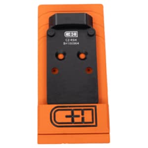 C&H Precision CZ P10 to RMR SRO HOLO optic mount plate anodized black