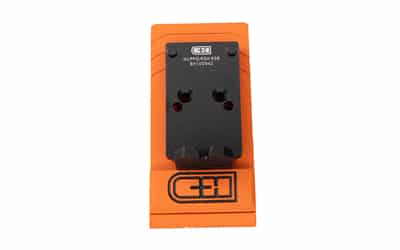 C&H Precision optics adapter plate for Walther PPQ/Q4/Q5, black anodized, mounting screws included