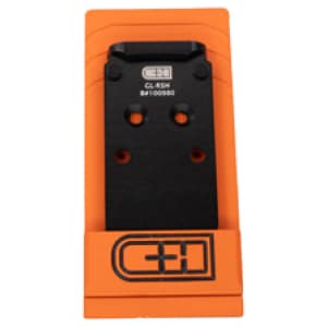 C&H Precision Glock MOS V4 MIL/LEO adapter plate for RMR SRO Holosun black anodized