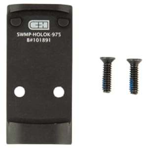 C&H PLT S&W M2.0 C.O.R.E. TO 407K optic mount, black anodized