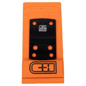 C&H Precision adapter plate for Springfield Hellcat with RMSc/Holosun EPS footprint, black anodized