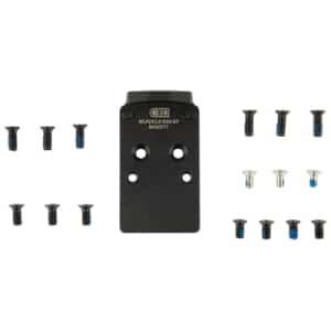 C&H Precision plate for Walther PDP 2.0 to RMR, matte black steel