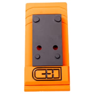 C&H Precision Echelon optic mount for Holosun 407K/507K in black hard-anodized finish