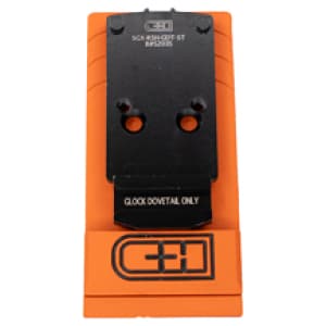 C&H Precision optics adapter plate for Sig P320 X and P320 Legion in matte black