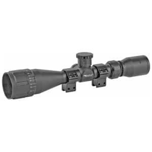 BSA Sweet 17 3-9x40 AO rifle scope black matte with 30/30 duplex reticle and dovetail rings
