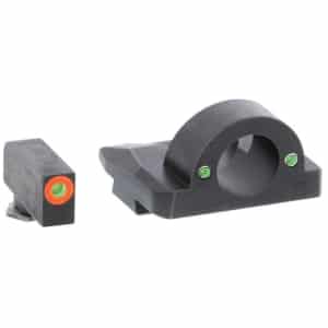 Ameriglo Ghost Ring Night Sight Set for Glock Models 17.19.26 - Orange Outline