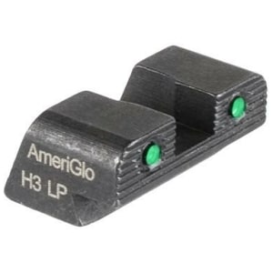 Ameriglo 2-Dot Tritium Rear Handgun Sight for Sig Sauer/Springfield XD/Hellcat (Non OSP) Green with Black Notch #8