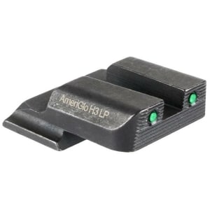 Ameriglo 2-Dot Tritium Rear Handgun Sight for S&W M&P (Excludes .22/.380/Shield/EZ/Pro) Green with Black