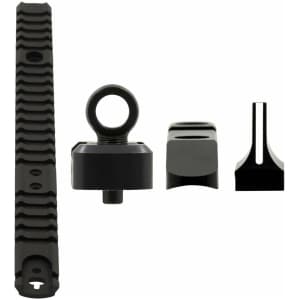 XS Sights Lever Rail Ghost Ring WS for Marlin 308MX, anodized Picatinny rail and White Stripe front sight